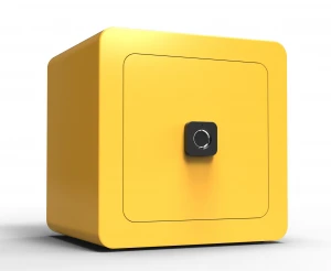OUBAO safe-box storage fingerprint-lock hot sale electronic crown digital safe box portable safe lock box for travel