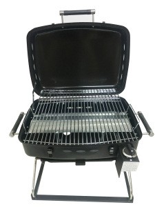 Outdoor 12000BTU portable black color for RV or boat with support legs easy to operate BBQ GAS grill