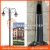 Import Outdoor garden pillar light classical black outdoor garden pillar light from China