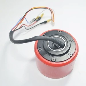 Outrunner Sensored Brushless 150 watt dc 70 hub motor with PU wheel for Remote control electric skateboard mountainboard
