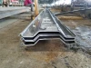 Overlapping and interlocking steel trench sheet sheeting