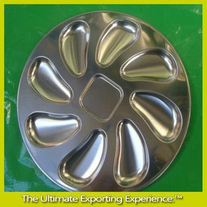 Stainless steel serving tray