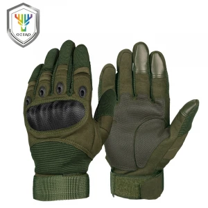 Ozero Custom Protection Full Finger Touch Screen Guantes Moto Military Hard Knuckle Security Mechanic Gloves Tactical .