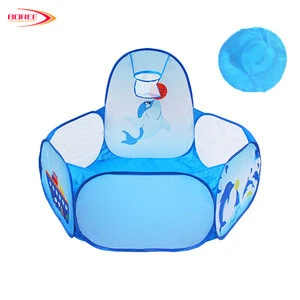 Pay $1 get $100 Cash boree colorful kids dolphin Cartoon play tent,foldable ball play good Christmas Gift Toy baby tent