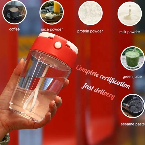 PC Material Vibrator Cup Electric Coffee Shaker Portable Mixing Bottle Sports Water Bottle