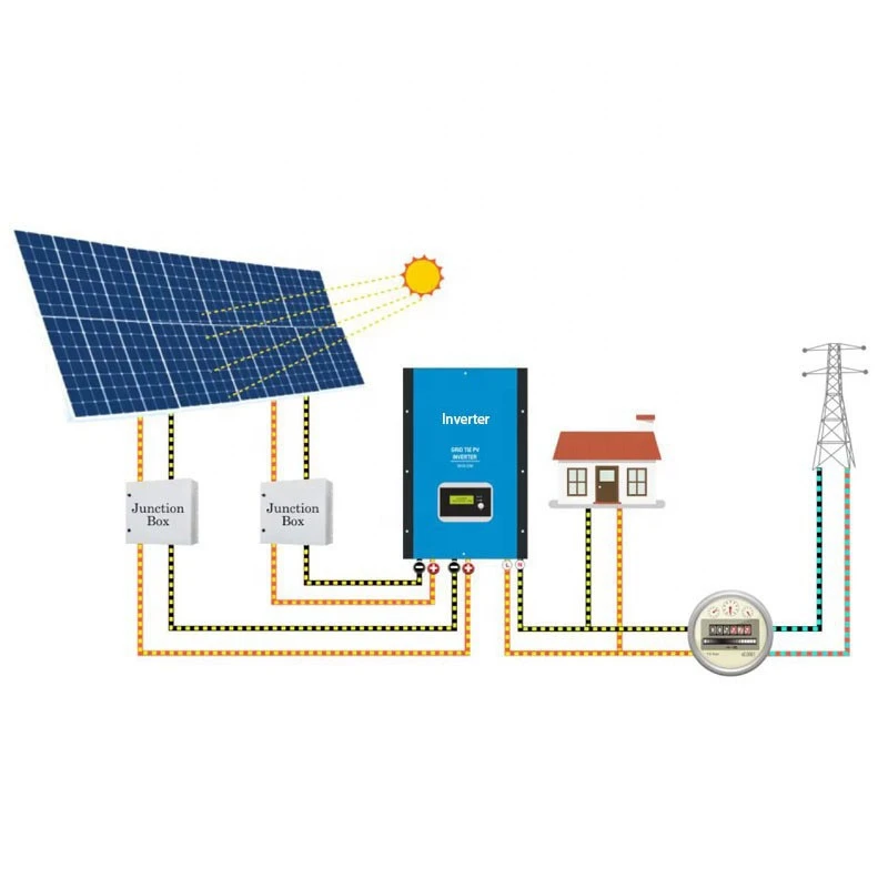 Perlight home solar kit system energy 5 kw on grid solar power systems flat ground and roof install power 24 hours
