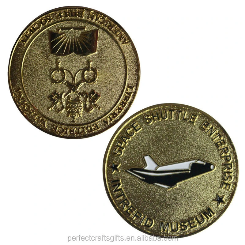 Personalized custom engraved die souvenir blank metal USN coins case metal medallions
