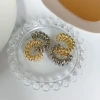 Personalized ear ring elastic ring 925 silver earrings