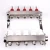 Import PEX Stainless steel radiant underfloor heating flow meter manifold for 1/2&quot; PEX from China