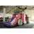 Import Pink Cinderella princess inflatable carriage with wheel inflatable bouncer with slide from China