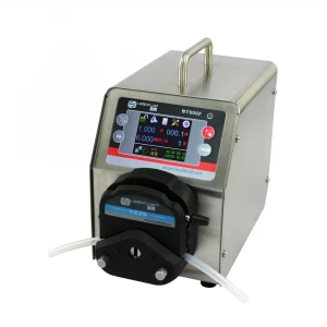 pizza  electric sauce dispenser  dosing peristaltic precision pumps BT600F With two YT25 multi-channel flow 0.16-2900ml/min