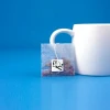 PLA corn fiber tea bag biodegradable coffee bag white non woven fabric with label