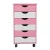 Import Plastic assembled drawer receptacle Children&#39;s wardrobe Six 6 cupboards Storage cabinet Toy finishing cabinet Baby wardrobe from China
