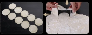 Plastic Dough Pie Dumpling Gyoza Pastry Wrapper Maker Device Mold Kitchen Tool