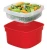 Import Plastic Microwave square steamer with Removable Steamer Basket,microwave steamer from China