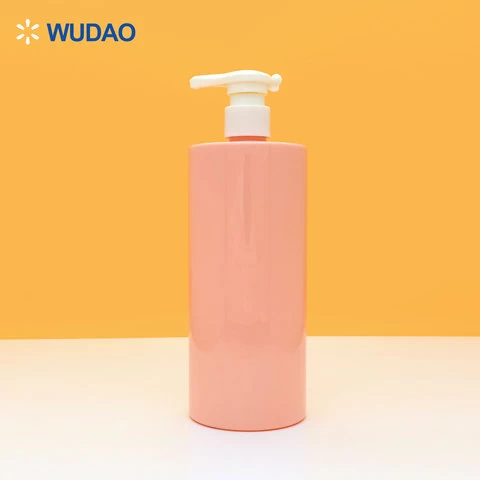 Plastic PET Straight Shoulder Bottles Conditioner Shampoo Shower Gel Bottle Family Pack Sanitizing Gel Hand Sanitizer Bottle