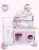 Play Kitchen in Pink wooden kitchen toy ,DIY kitchen for kids,Pretend children