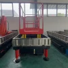 Pneumatic Tracked Flatbed Truck with Leveling Support Legs for Mining