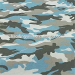 Polyester cotton camouflage printed fabric for military garment