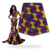 Popular African super wax prints sewing dress African  real wax fabric hollandais wax GZY0628