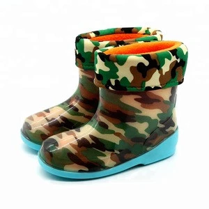 Popular New Design Cartoon Kids PVC Rain Boots