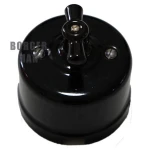 Porcelain Retro Vintage Light Switch 250V 10A wall Switch Rotary style