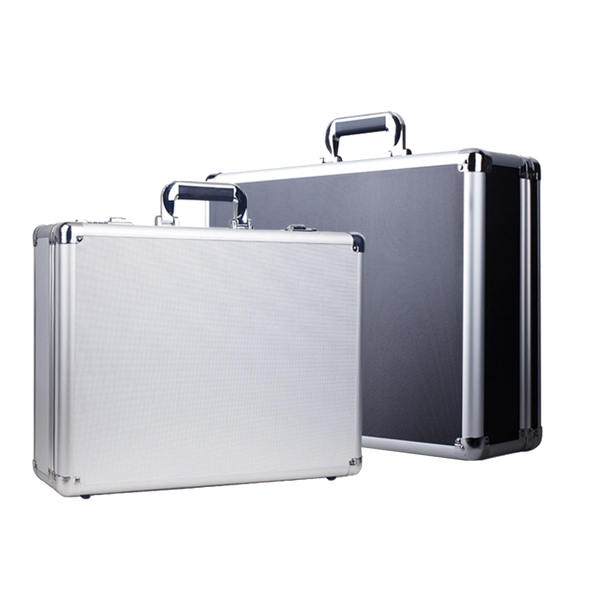 Portable carrying case with custom foam insert vanity aluminum knife case, kitchen set storage case