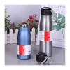 Portable metal stainless steel handle vacuum flask