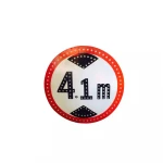 Power traffic radar sensor controller speed limit traffic sign trailer