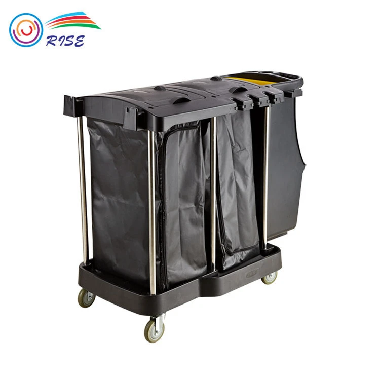 PP Hotel Room Housekeeping Janitorial Cleaning Trolley Cart