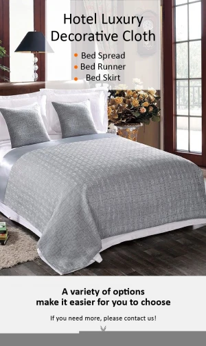 Premium Quality Extraordinary Style Customized Bed Spread Microfiber Applique Bed Spread Water Proof Bed Spread