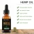 Import Private Label 100% Natural Hemp Oil Drops with 5000mg of Organic Hemp Extract Helps with Pain, Anxiety Stress Relief from China