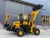 Professional Construction Equipment Farm Tractor Front End Loader and Backhoe with Excavator