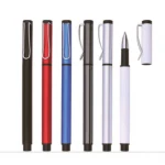 Professional metal cap red blue black  white customized logoroller pen for school