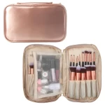 Professional travel makeup artist brush case holder