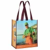 Promotional Custom Reusable PP Laminated Non Woven Shopping Tote bag non woven