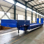 Proper Price Top Quality Lowbed Trailer 60 Ton Lowboy Trailer Truck 100 Ton Lowboy Trailer For Sale