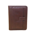 PU Leather A4 Size File Folder 3 Hole Ring Binder Portfolio Folder