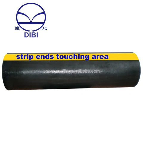 PU rubber sleeve for thin steel/aluminum strip on home appliance and automobile board, in PPGI plant, hot galvanizing plant