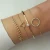 Import Punk Style Leaf Moon Gold Women Jewelry Bracelet Sets bangles Wholesale from China
