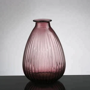 Quality Assurance Big Rose Gold Glass Vase