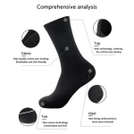 Quality crew fashion grip embroidery women compression logo print mens designer sport custom socks