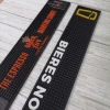 Quality factory professional custom Anti-slip bar mat custom logo ,custom plastic bar spill mat