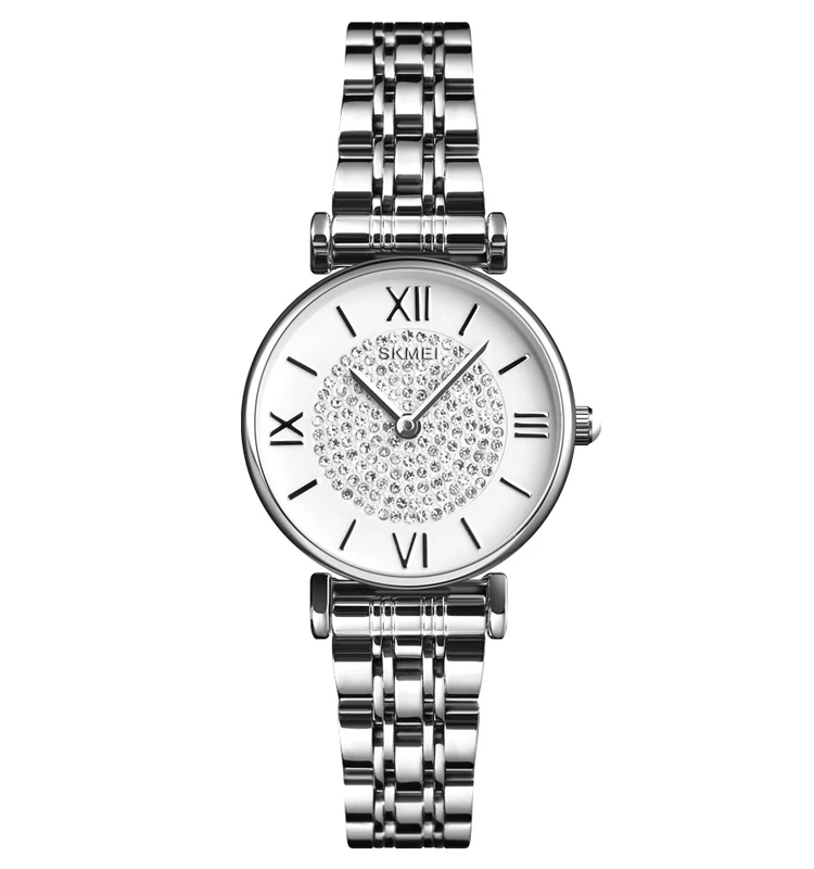 quartz watch brand water resistant skmei  diamond watches for women