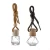 Import Ready stock 8ml 10ml Car Diffuser Bottle Car Perfume Bottle With Wood Cap Hanging Corded Rope  for Empty Car Air Freshener from China