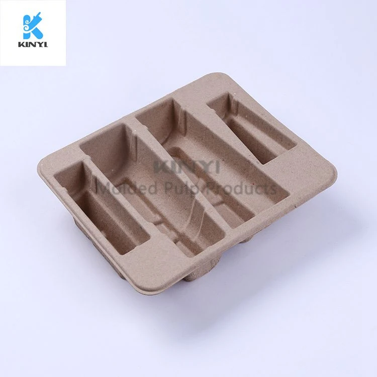 Recycled Paper Pulp Skincare Packaging Box & Eco friendly Pulp Packaging Box Insert