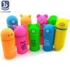 Retractable animal shape pencil case silicone stand Pencil Holder School Supplies Stationery Case