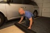 Reusable Anti-slip and Waterproof Backing Absorbent Oil Felt Garage Floor Mat and Shop Parking Mats
