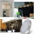 Import RGBW RGB+White LED Under Cabinet puck Light 6 Lamps with IR Remote Control Dimmable for Kitchen Accent Decoration Lighting from China