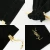 Ribbon Drawstring Bag Velvet Jewelry Pouch Gold Gift Bag Custom Wholesale with Logo Promotional Bag (20cm&lt;max Length&lt;30cm)